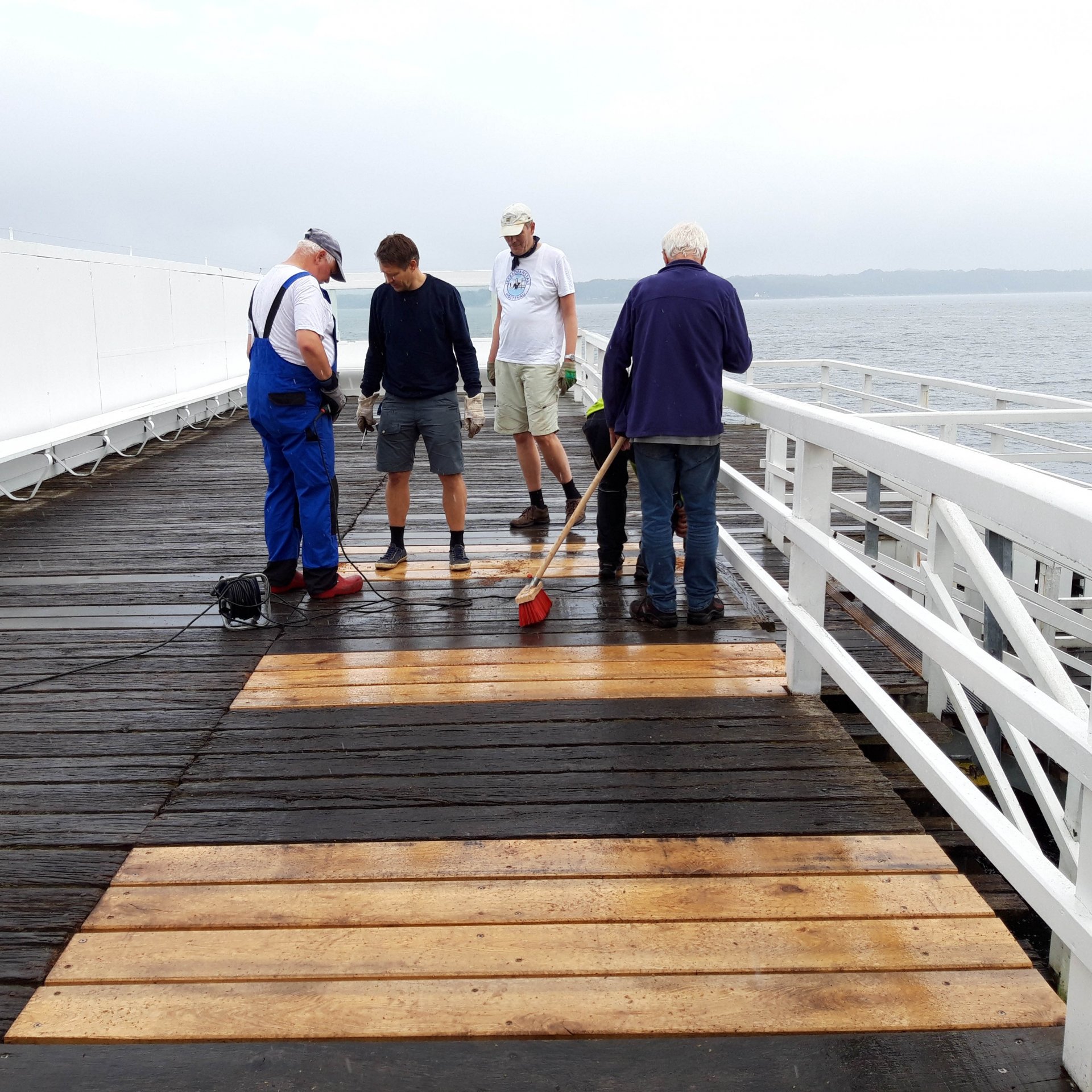 Neue Planken für das Seebad