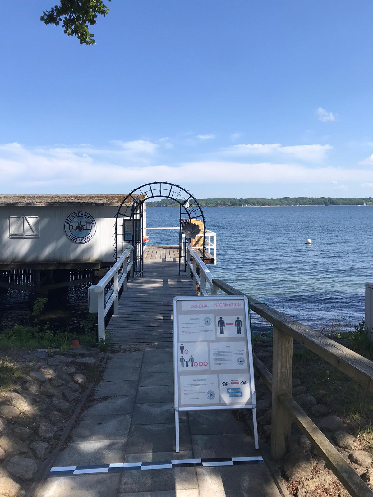 Eingang zur Seebadeanstalt Eingang zur Seebadeanstalt