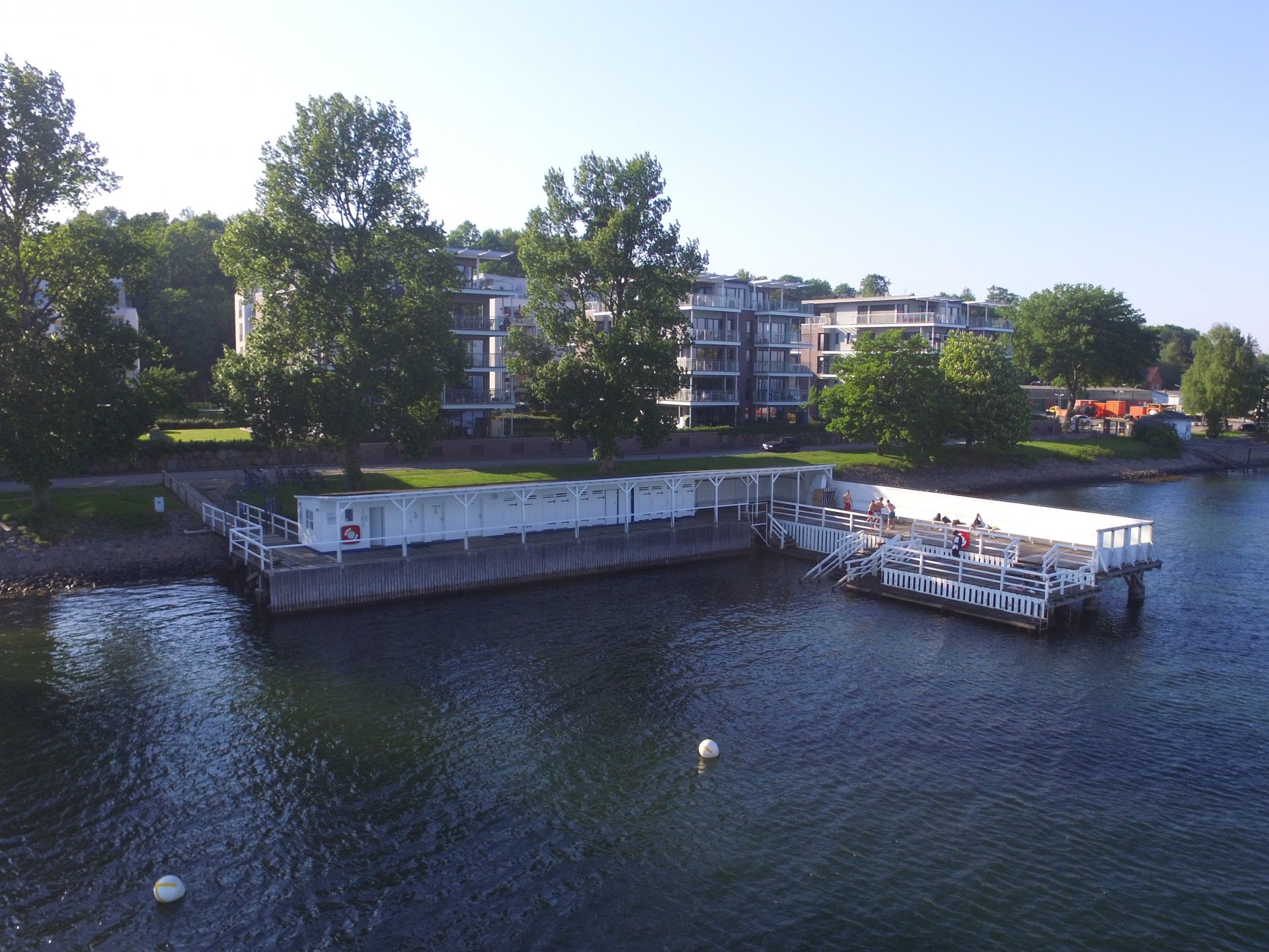 Abendstimmung in der Seebadeanstalt