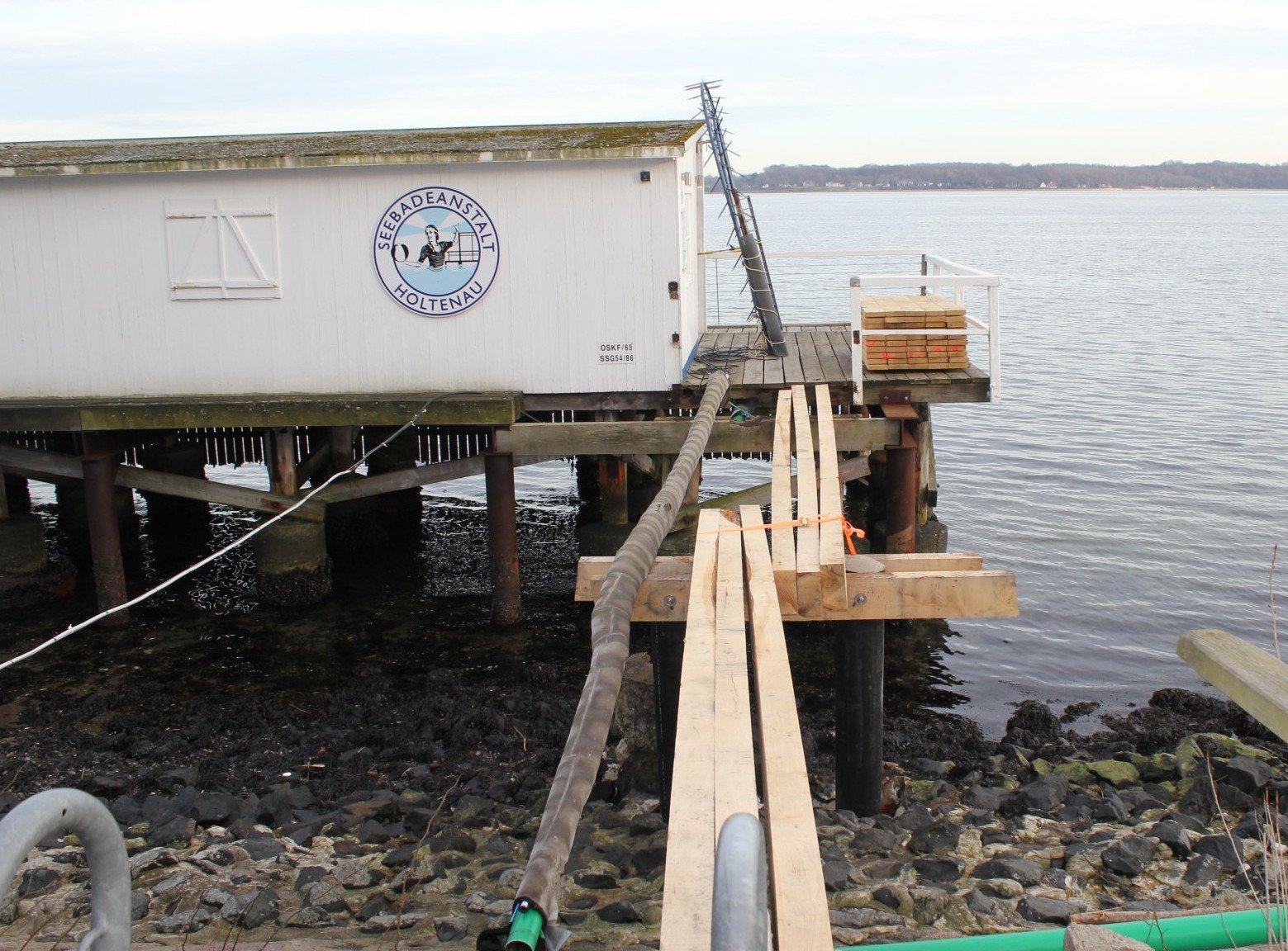 Renovierung der Seebadeanstalt (2019)