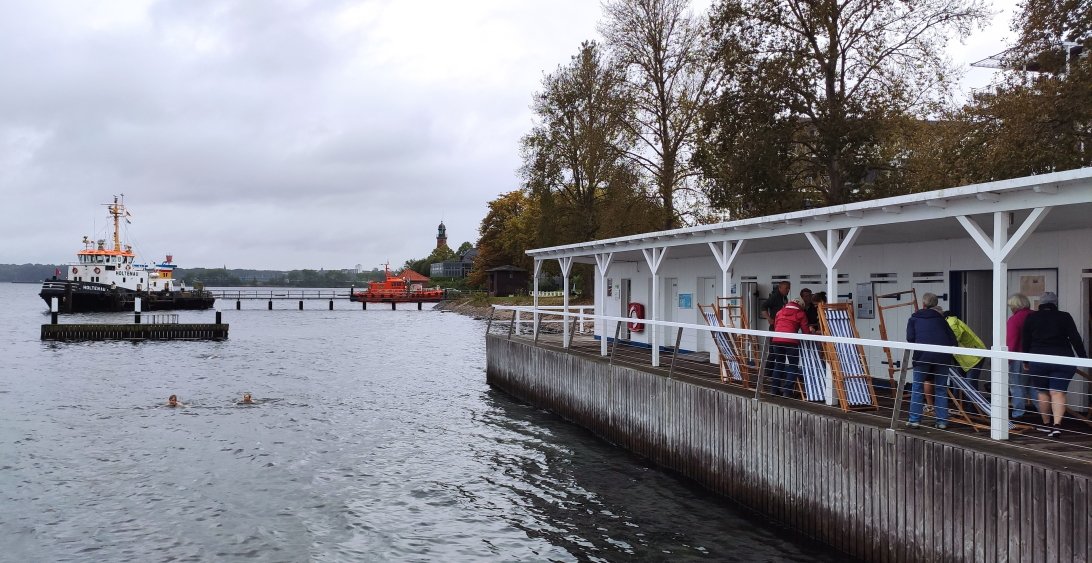 Nach der Arbeit erstmal ein Bad.